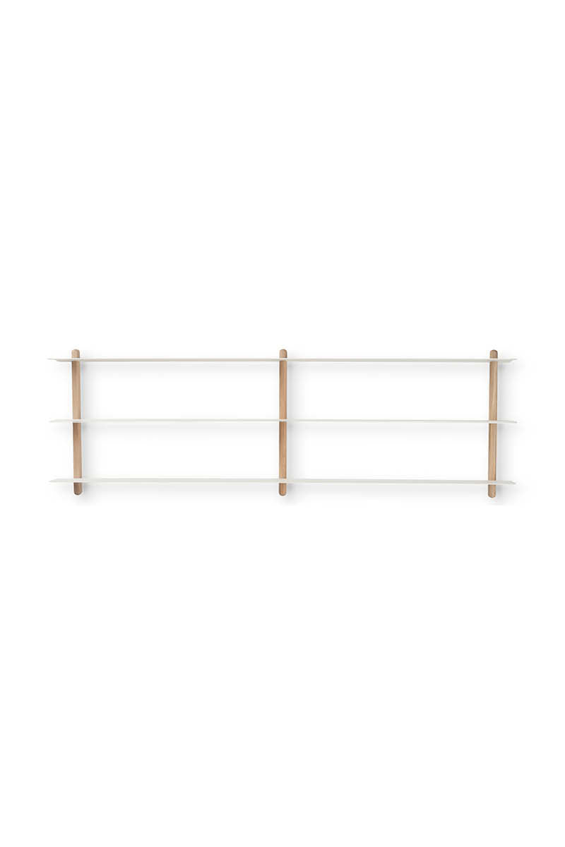 Nivo shelf D light oak/ white