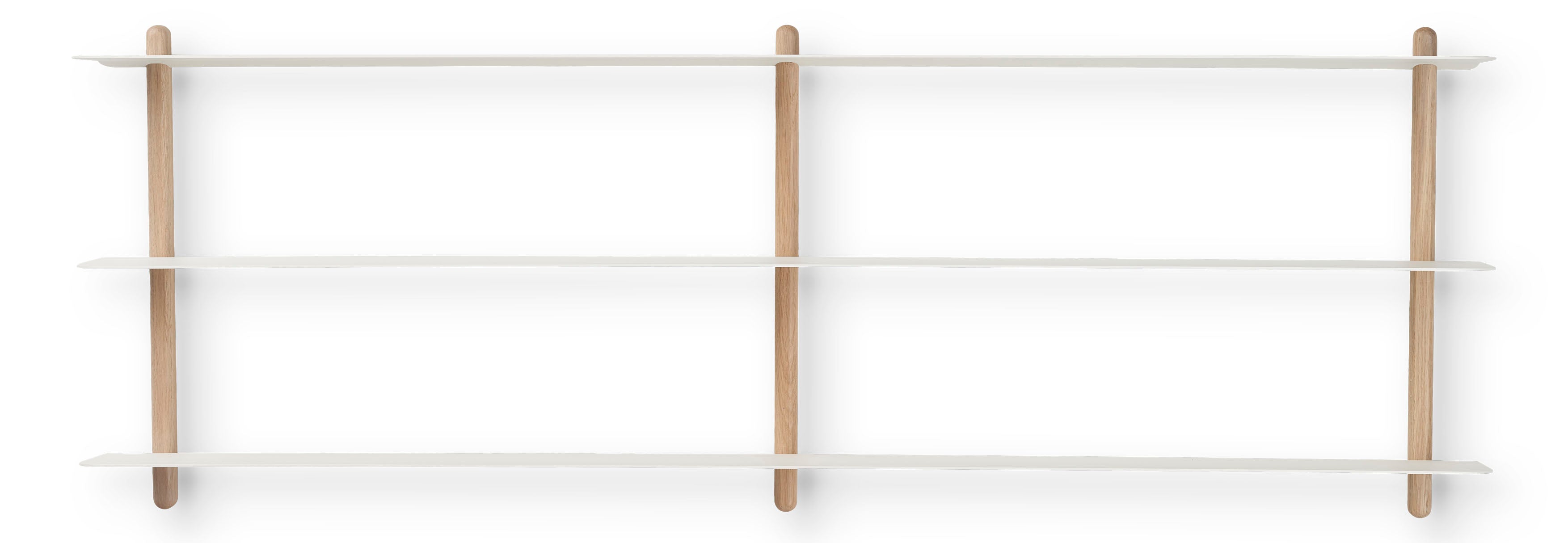 Nivo shelf D light oak/ white