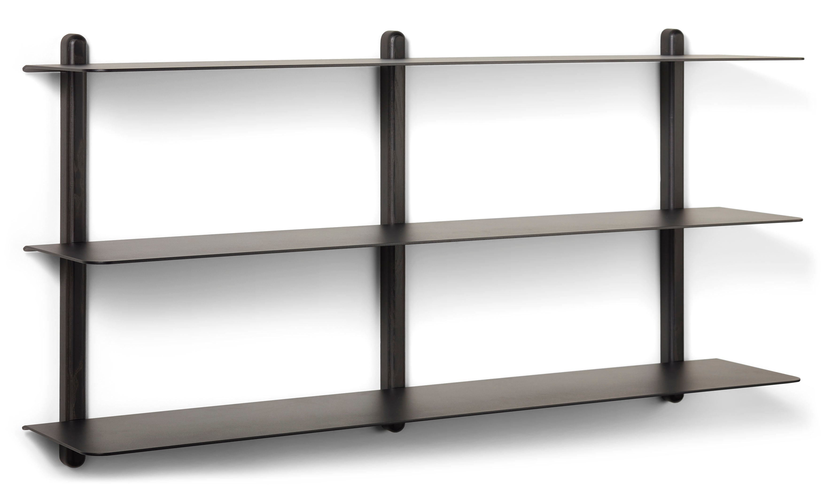 Nivo shelf large D black ash/ black