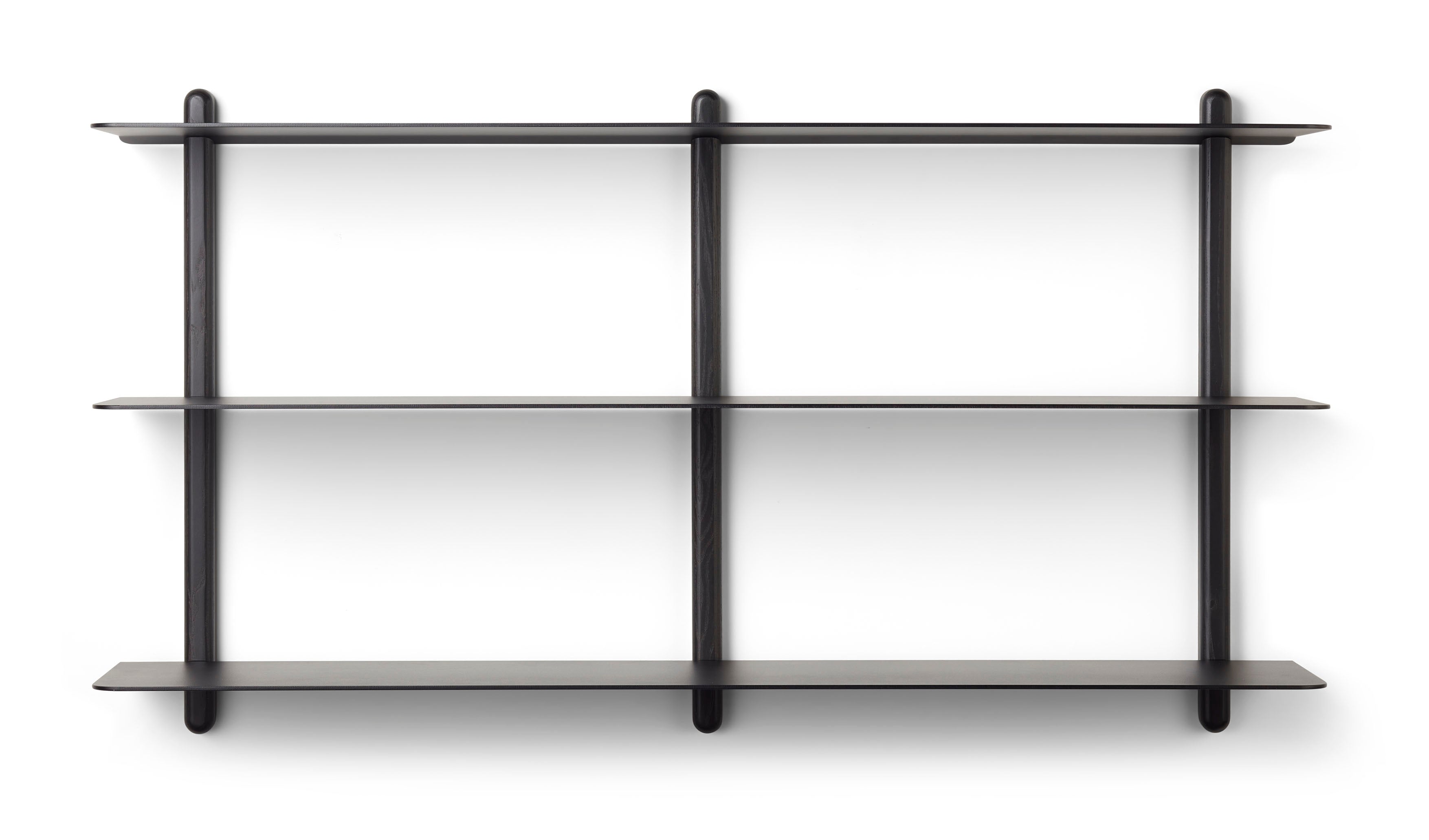 Nivo shelf large D black ash/ black