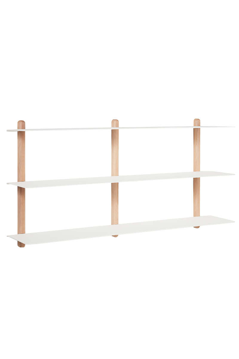 Nivo shelf large D light oak/ white
