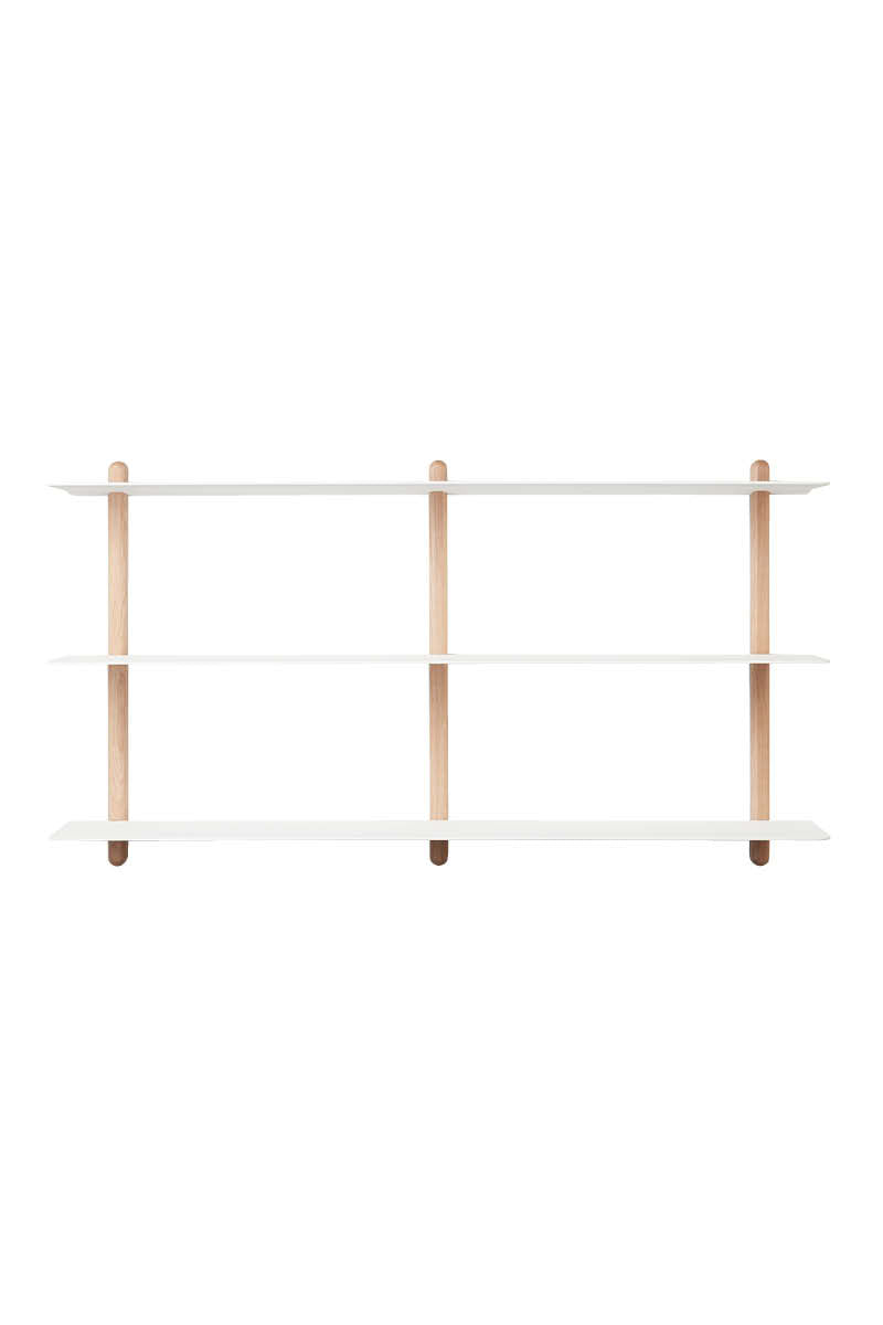 Nivo shelf large D light oak/ white