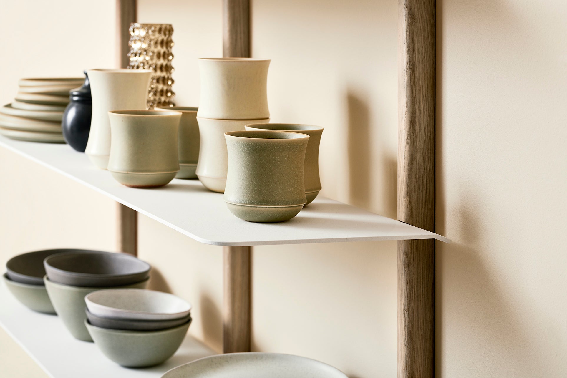 Nivo shelf large D light oak/ white