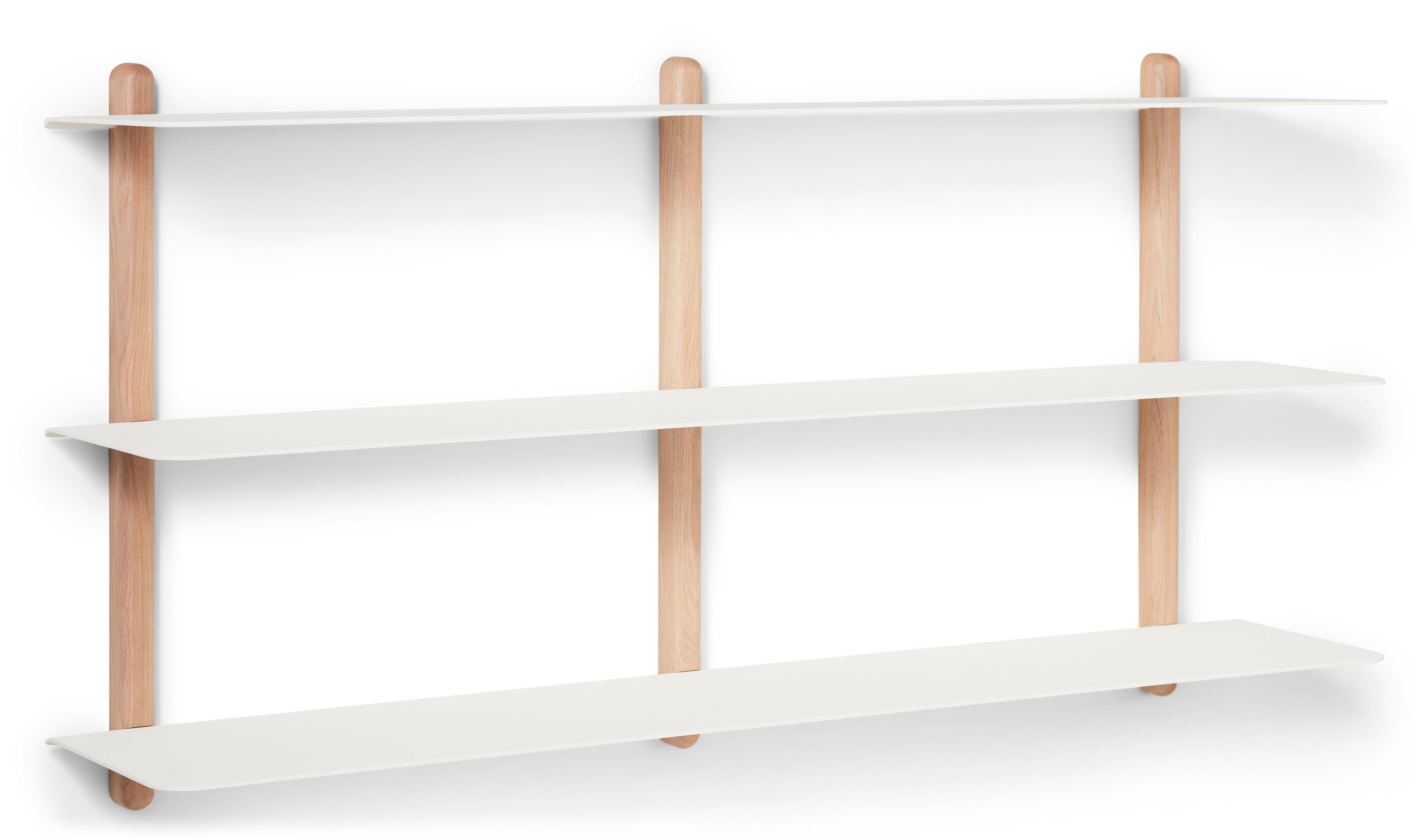 Nivo shelf large D light oak/ white