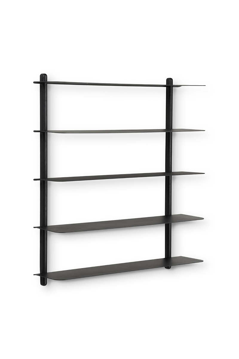 Nivo shelf E black ash/ black