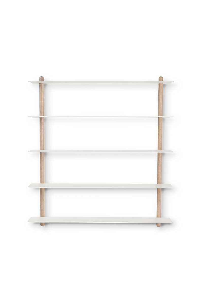 Nivo shelf E light oak/ white