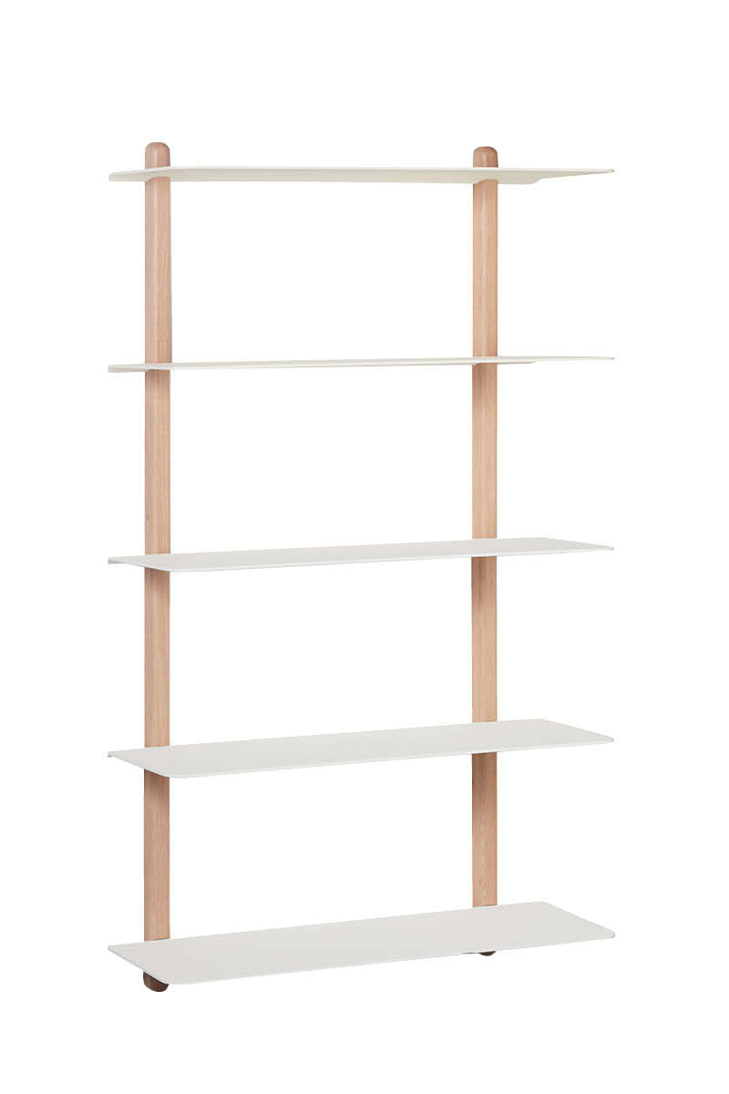 Nivo shelf large E light oak/ white