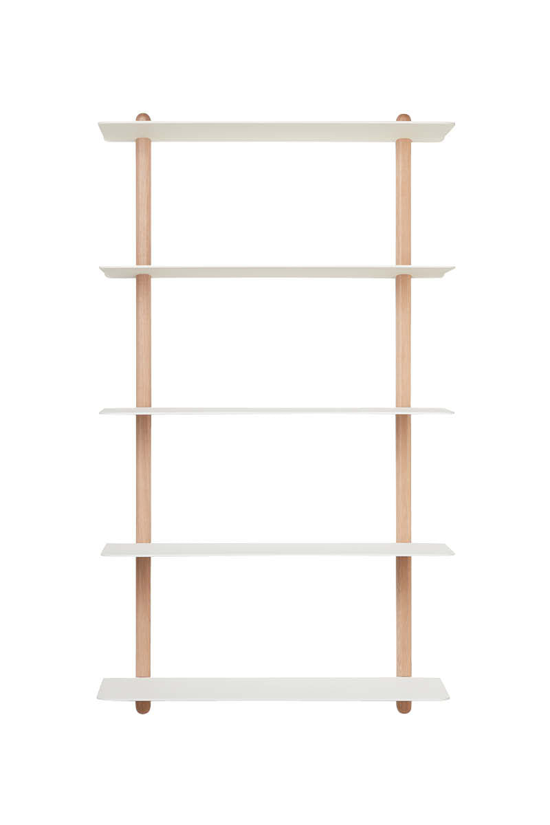 Nivo shelf large E light oak/ white