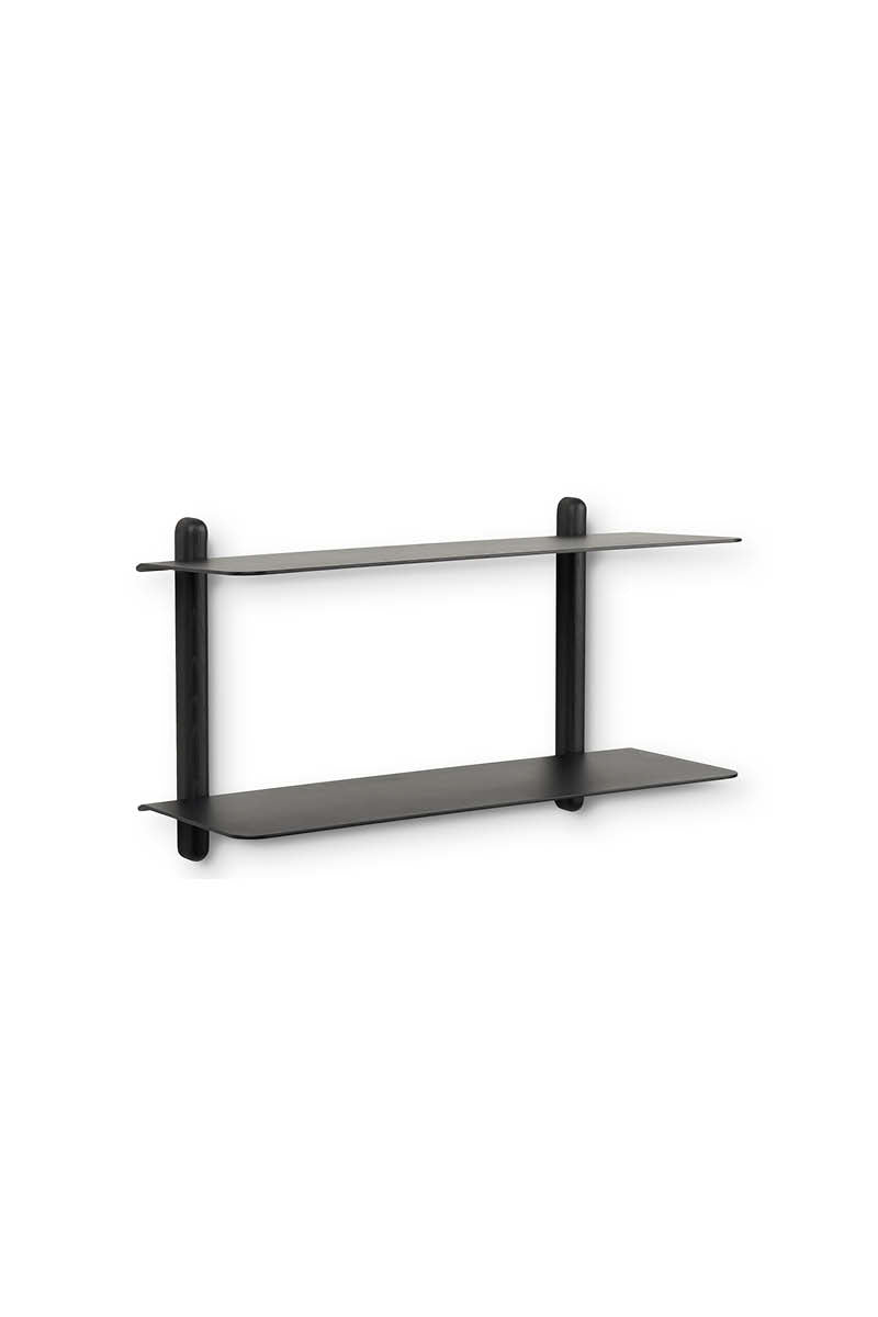 Nivo shelf large F black ash/ black
