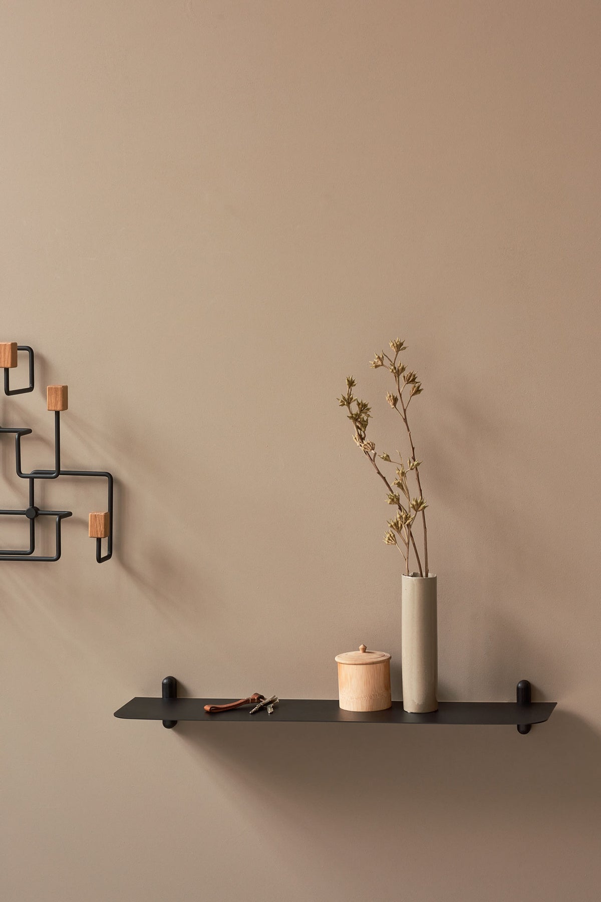 Nivo shelf G black ash/ black