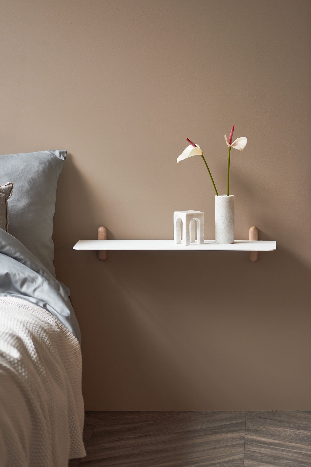 Nivo shelf large G light oak/ white