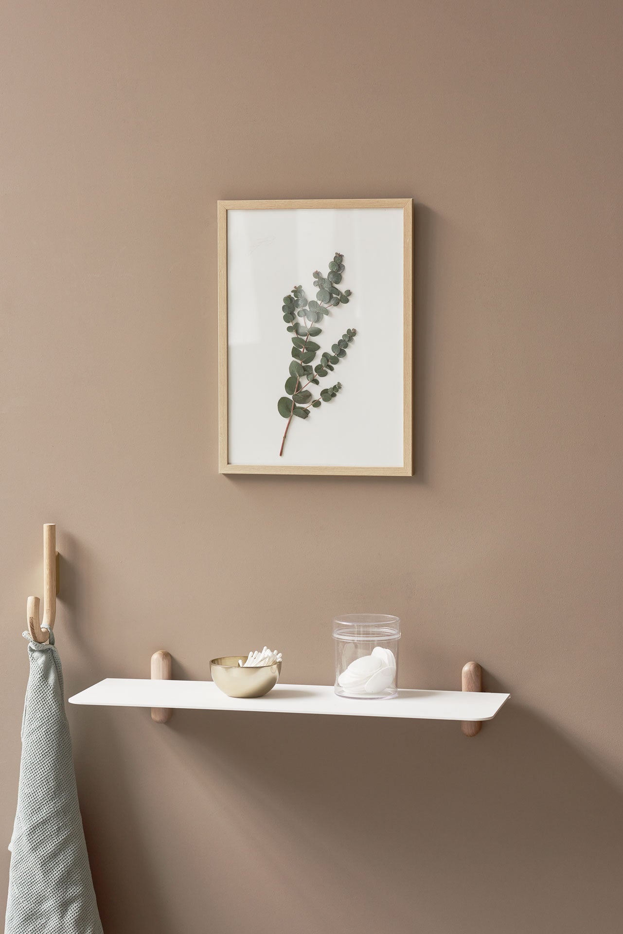 Nivo shelf large G light oak/ white