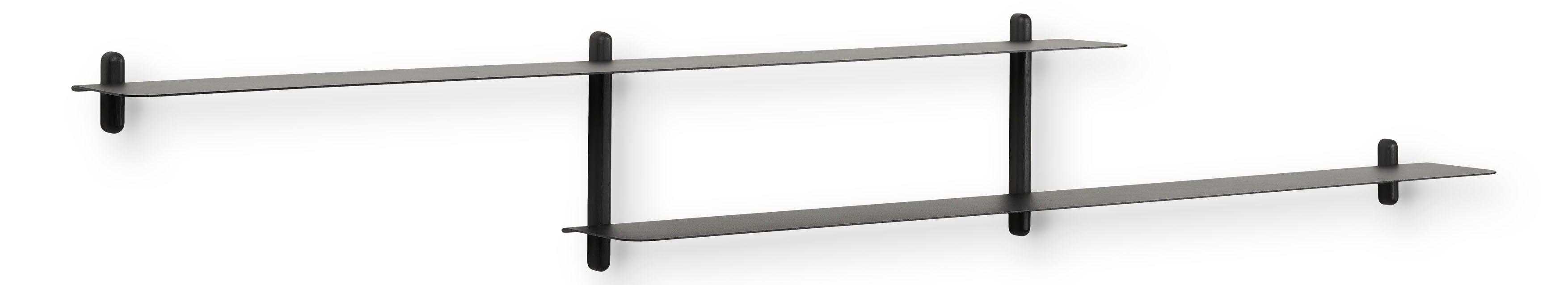 Nivo shelf H black ash/ black