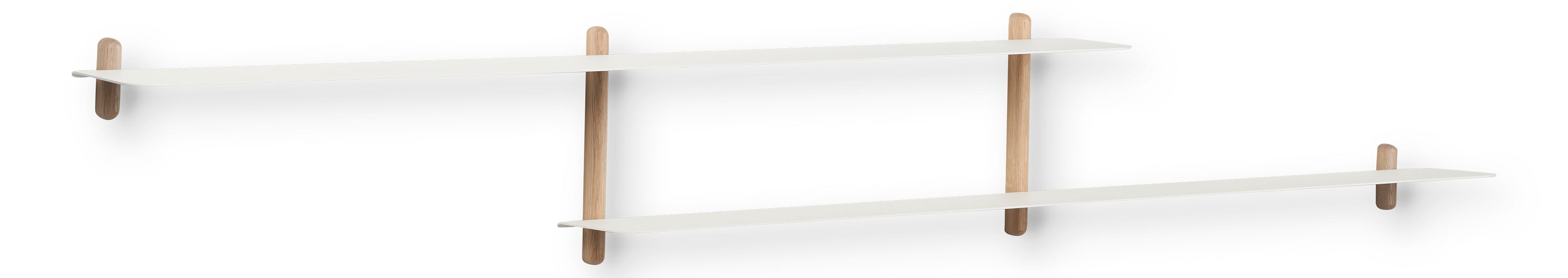 Nivo shelf H light oak/ white