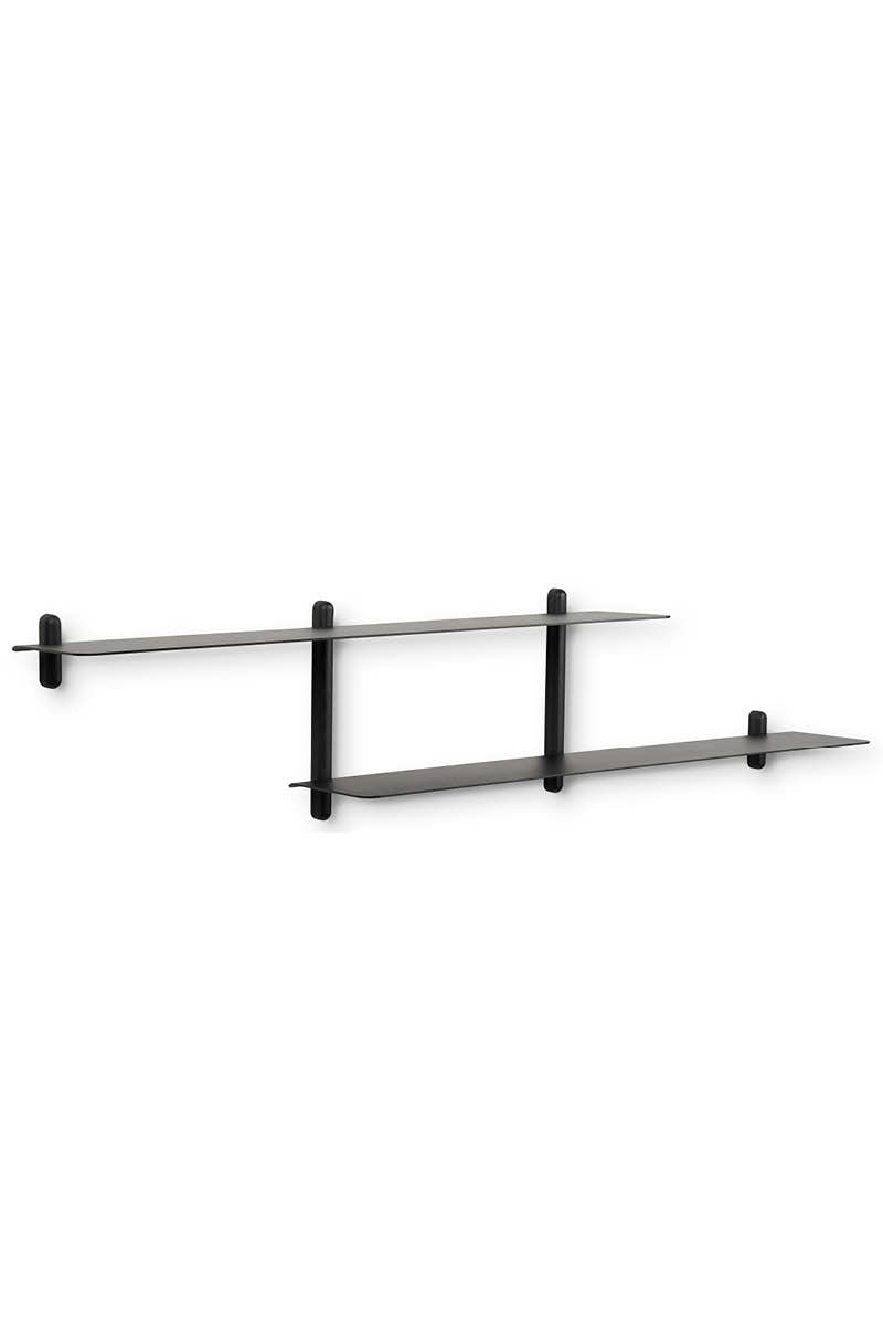 Nivo shelf large H black ash/ black