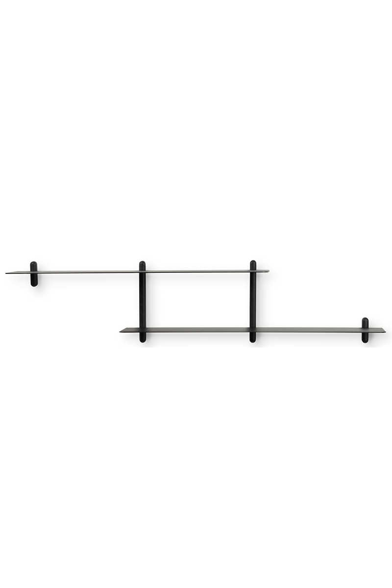 Nivo shelf large H black ash/ black