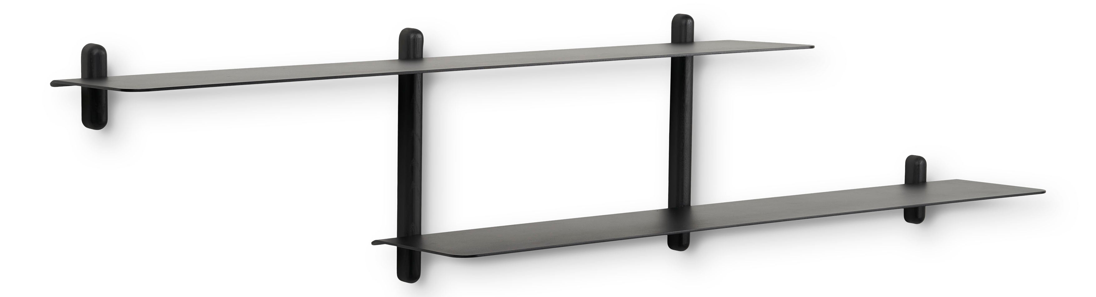 Nivo shelf large H black ash/ black