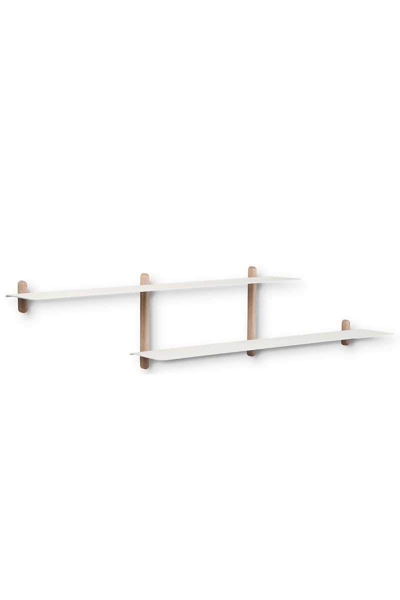 Nivo shelf large H light oak/ white