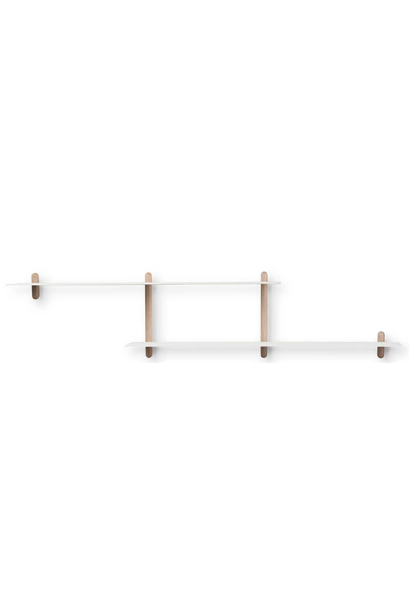 Nivo shelf large H light oak/ white