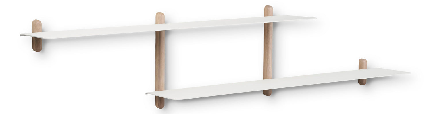 Nivo shelf large H light oak/ white