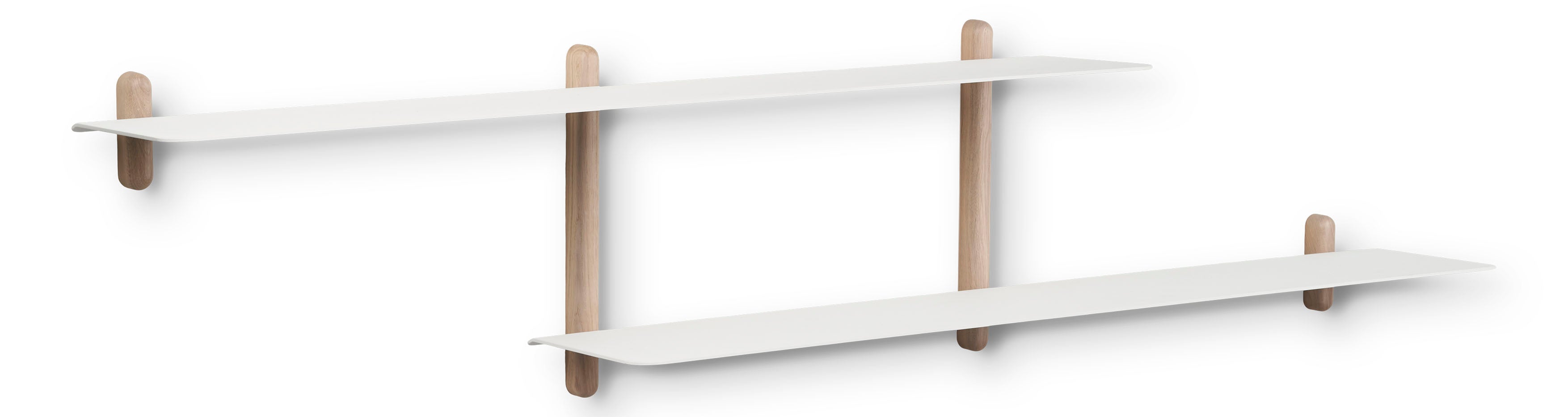 Nivo shelf large H light oak/ white
