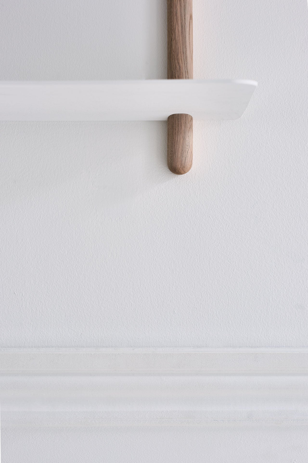 Nivo shelf large H light oak/ white
