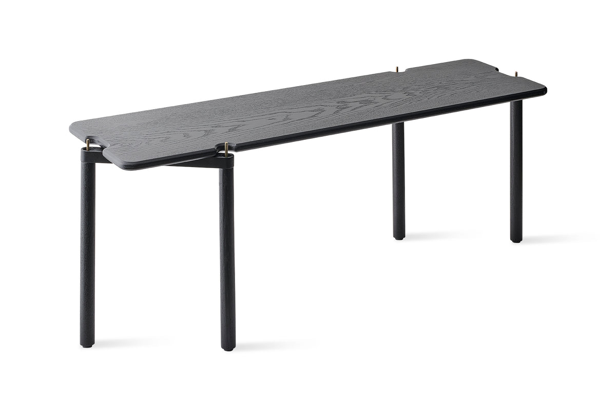 Invi bookcase black ash