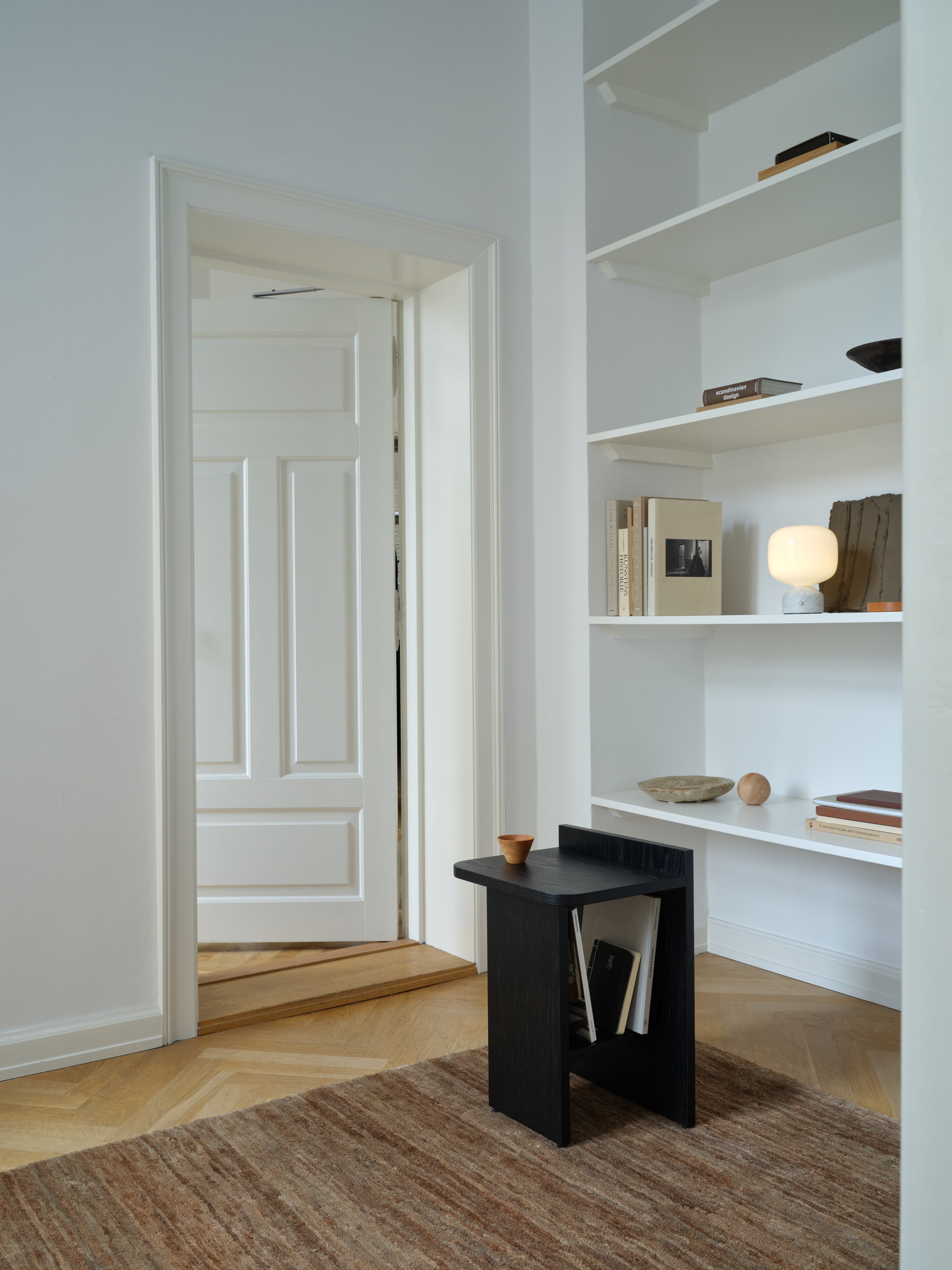 Ismo side table black ash