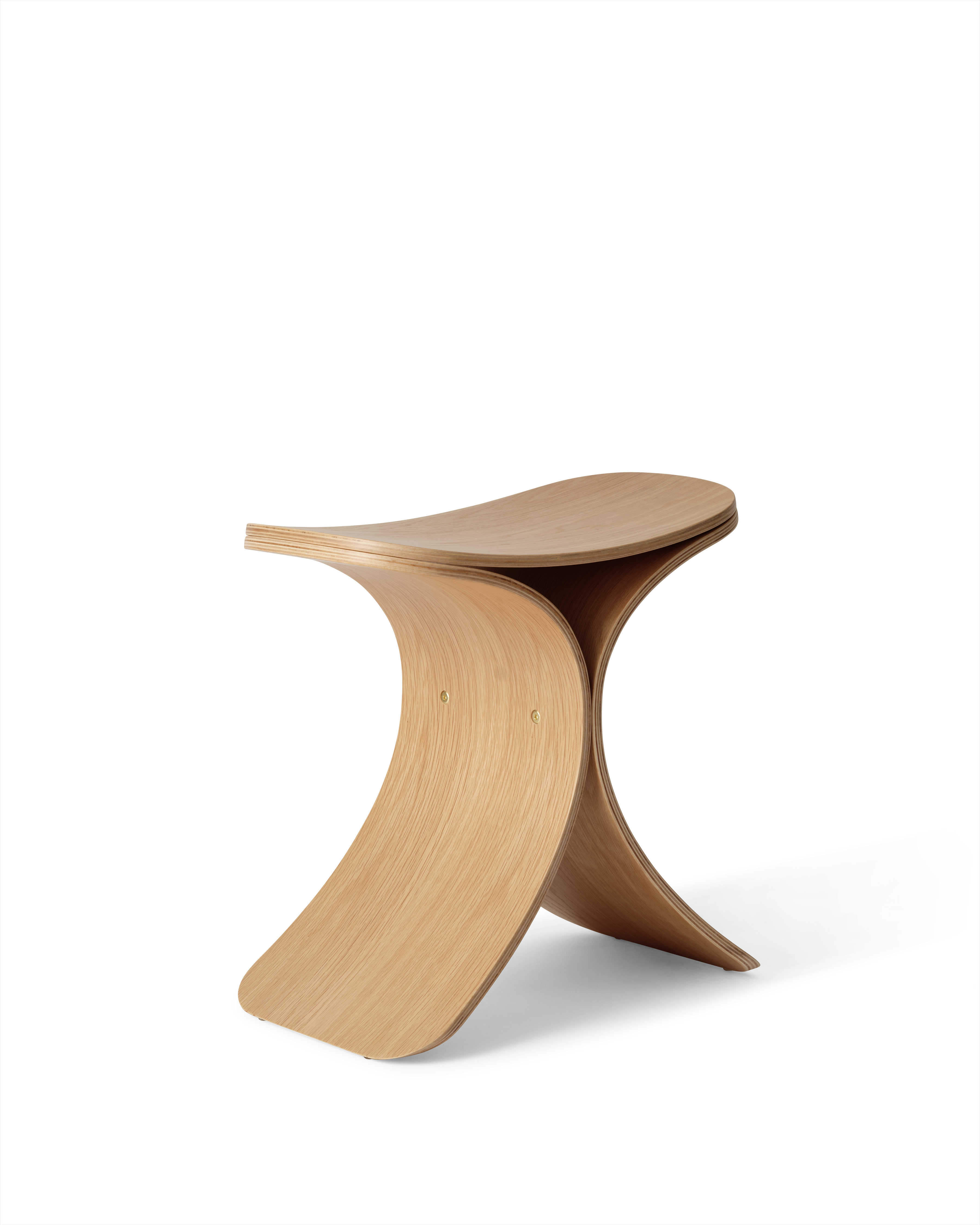 Luno stool oak
