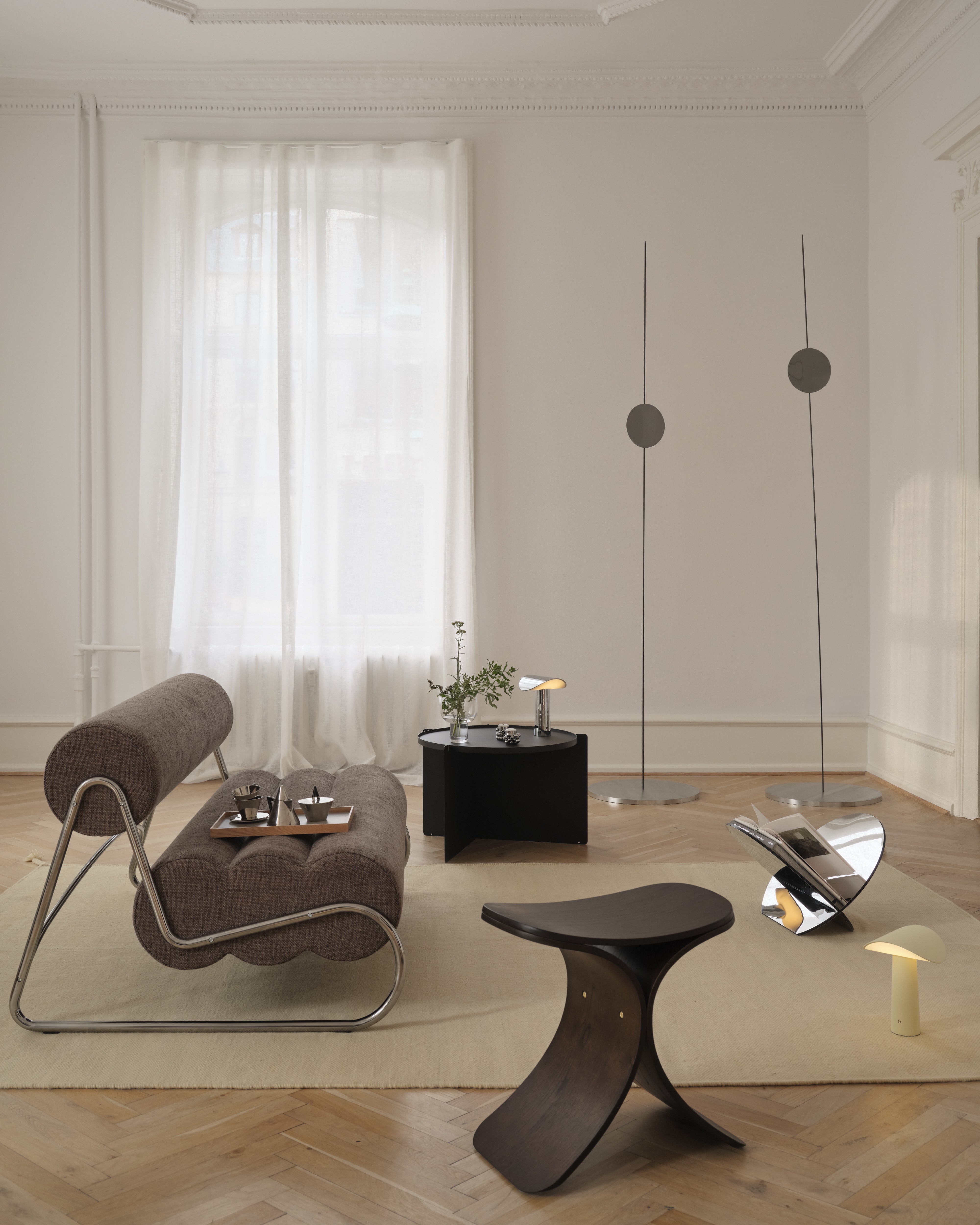 Silia Magazine holder stainless steel