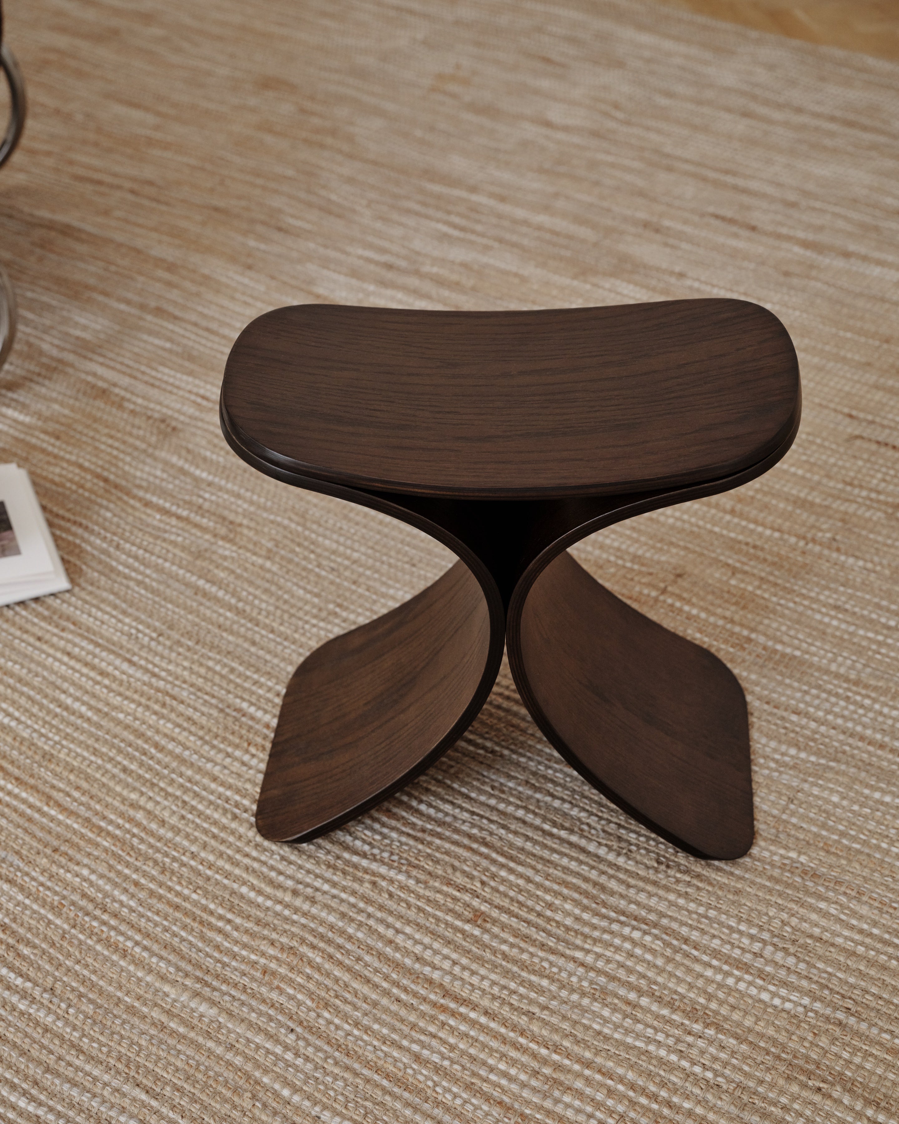 Luno stool dark oak