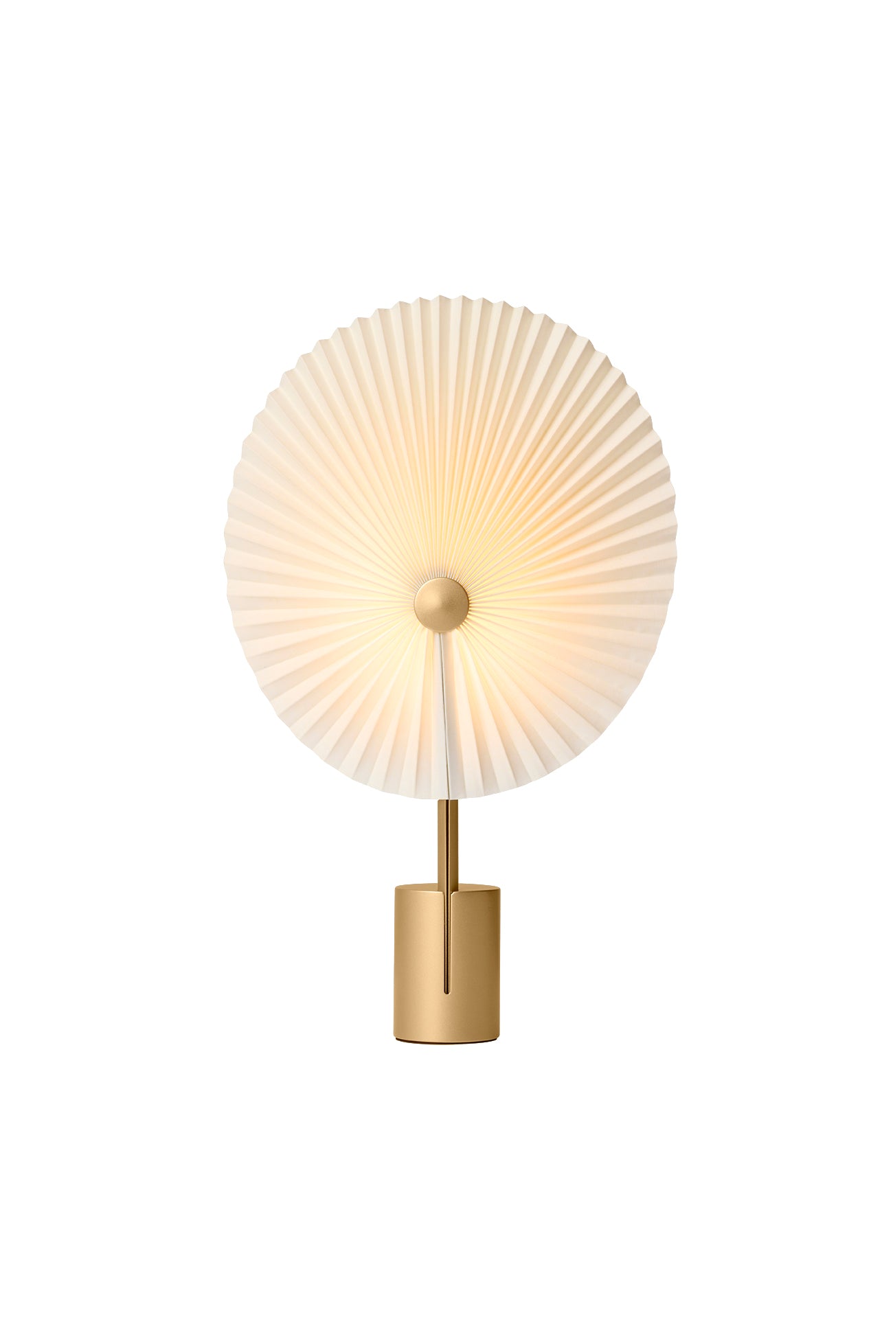 Liris portable table lamp brass