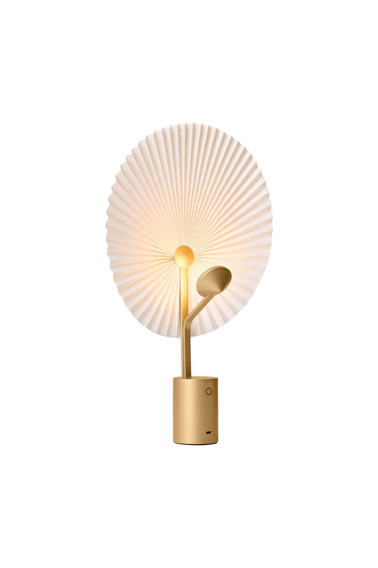 Liris portable table lamp brass