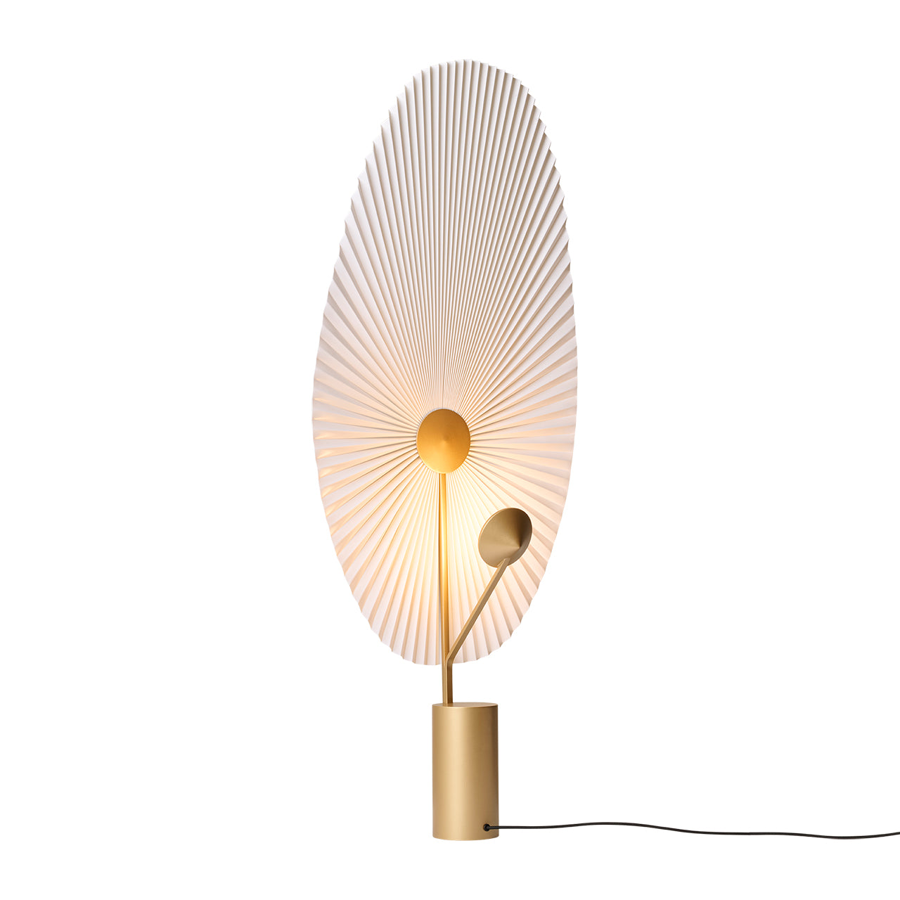 Liris floor lamp brass