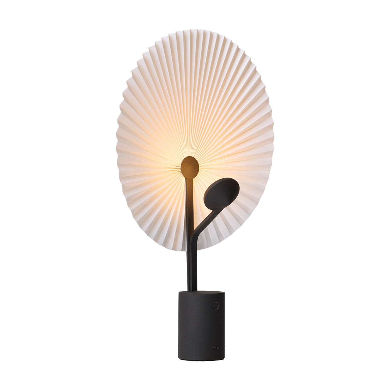 Liris portable table lamp black