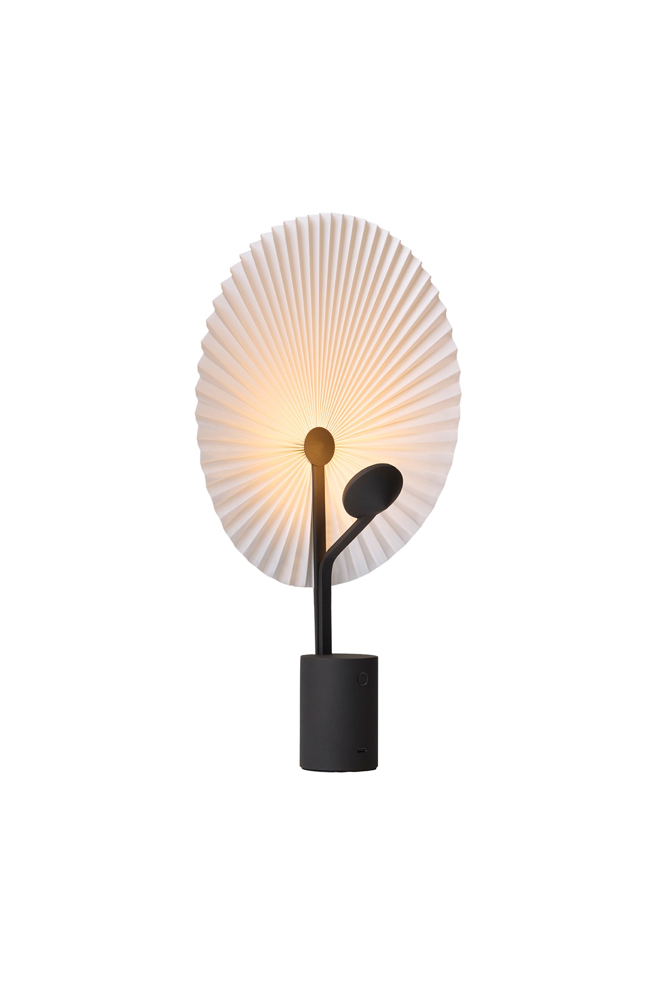 Liris portable table lamp black
