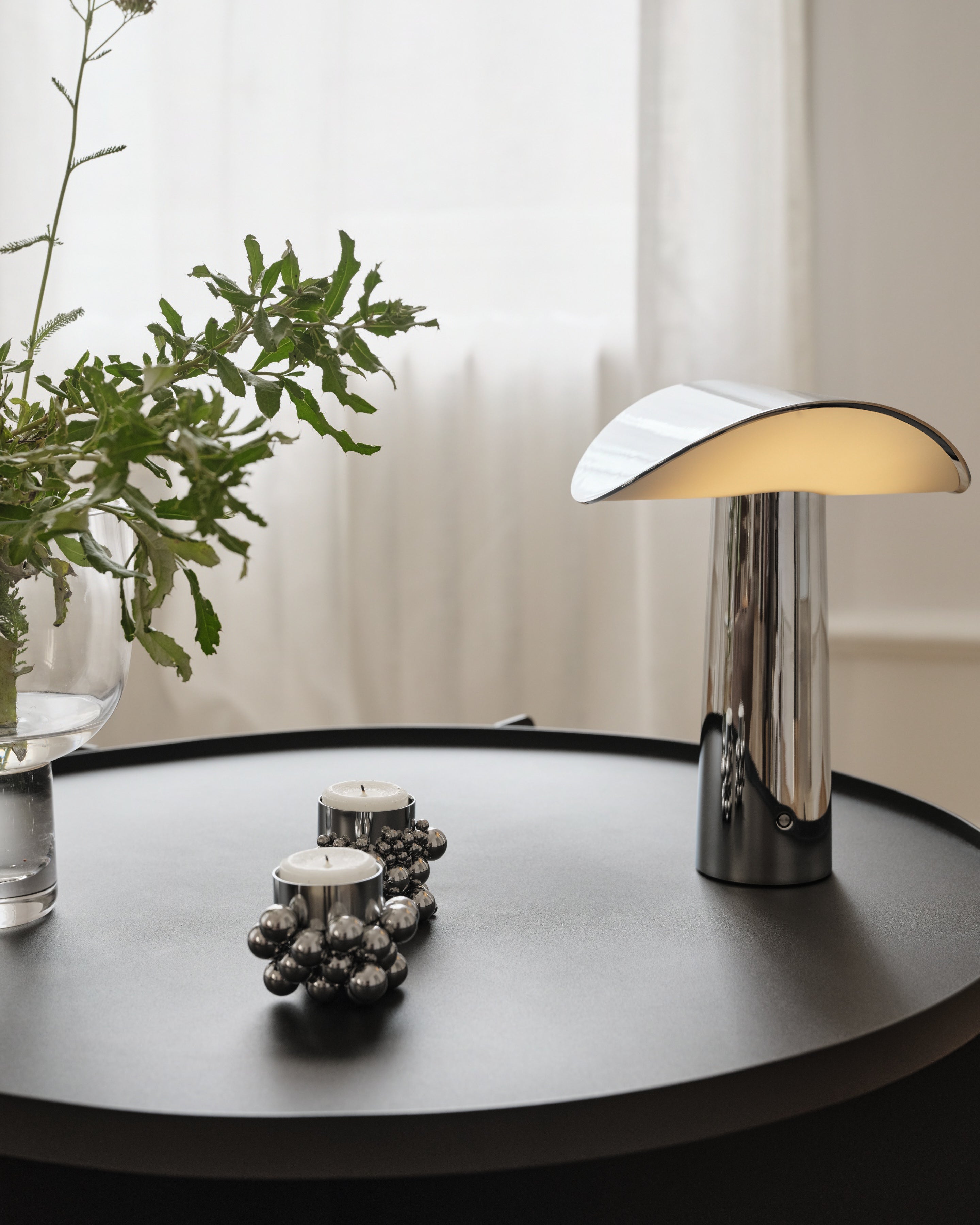 Molekyl tealight 1 chrome