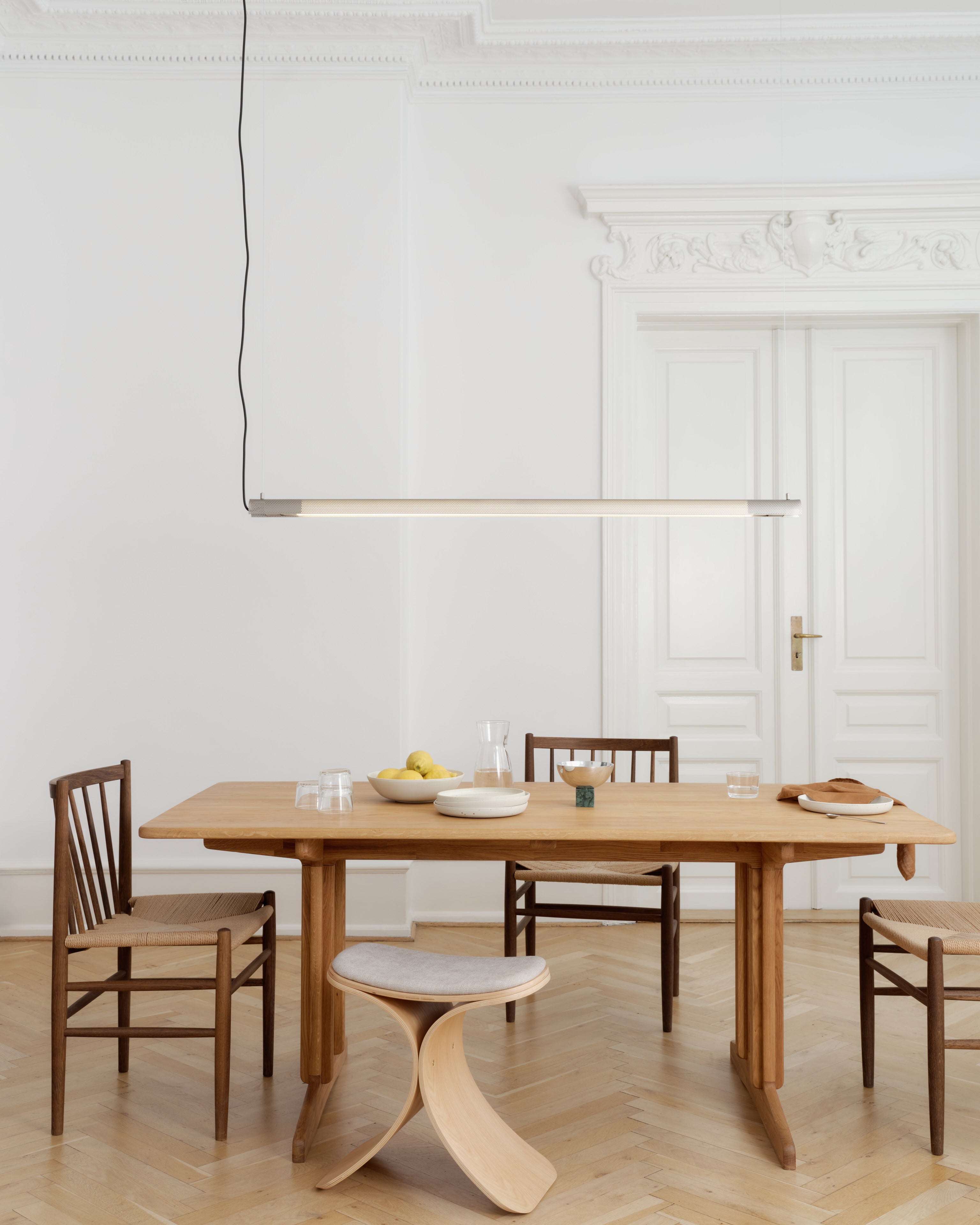 Radent pendant long steel