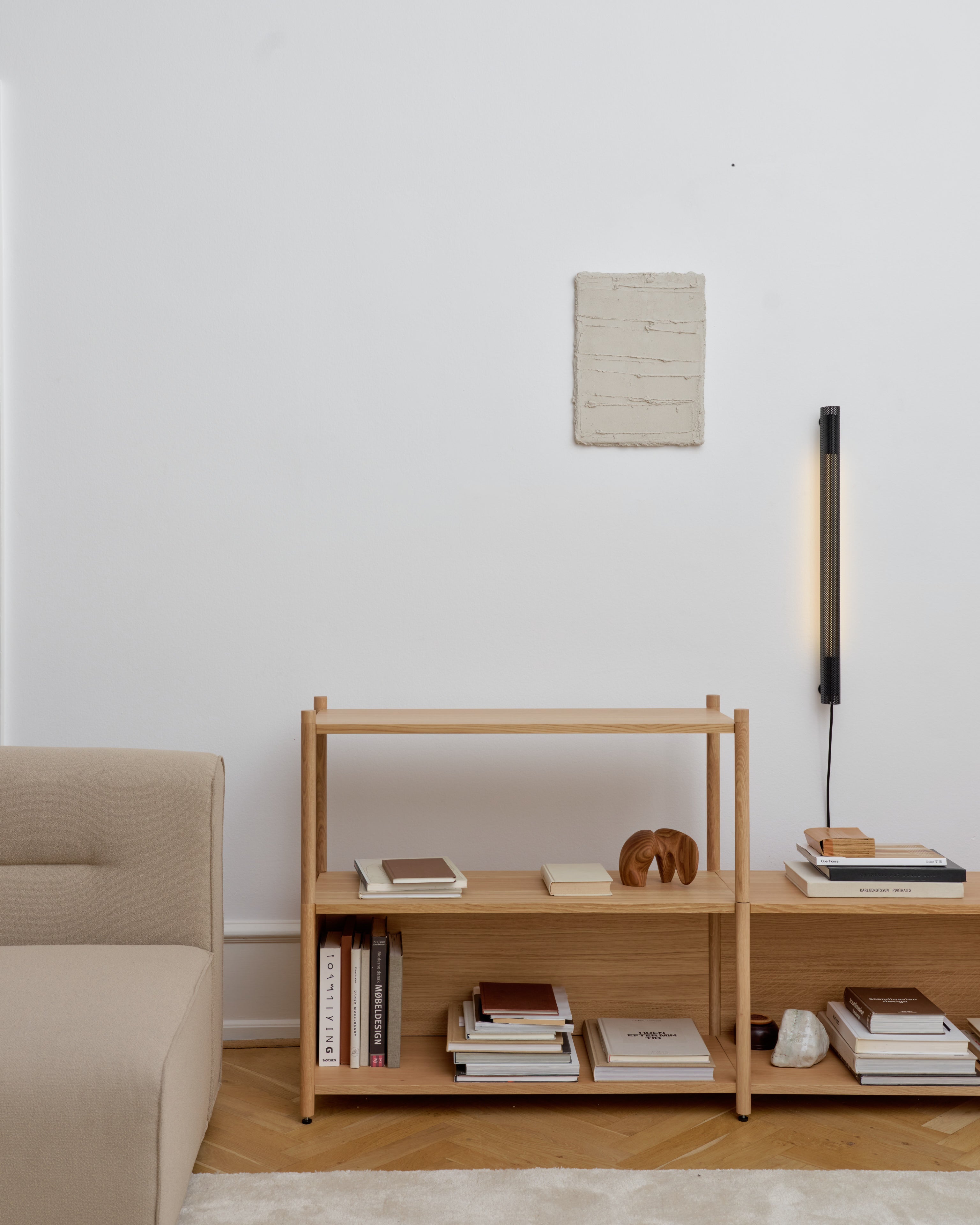 Radent wall lamp short black
