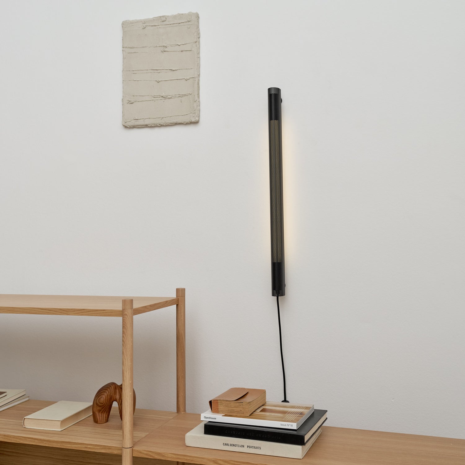 Radent wall lamp short black