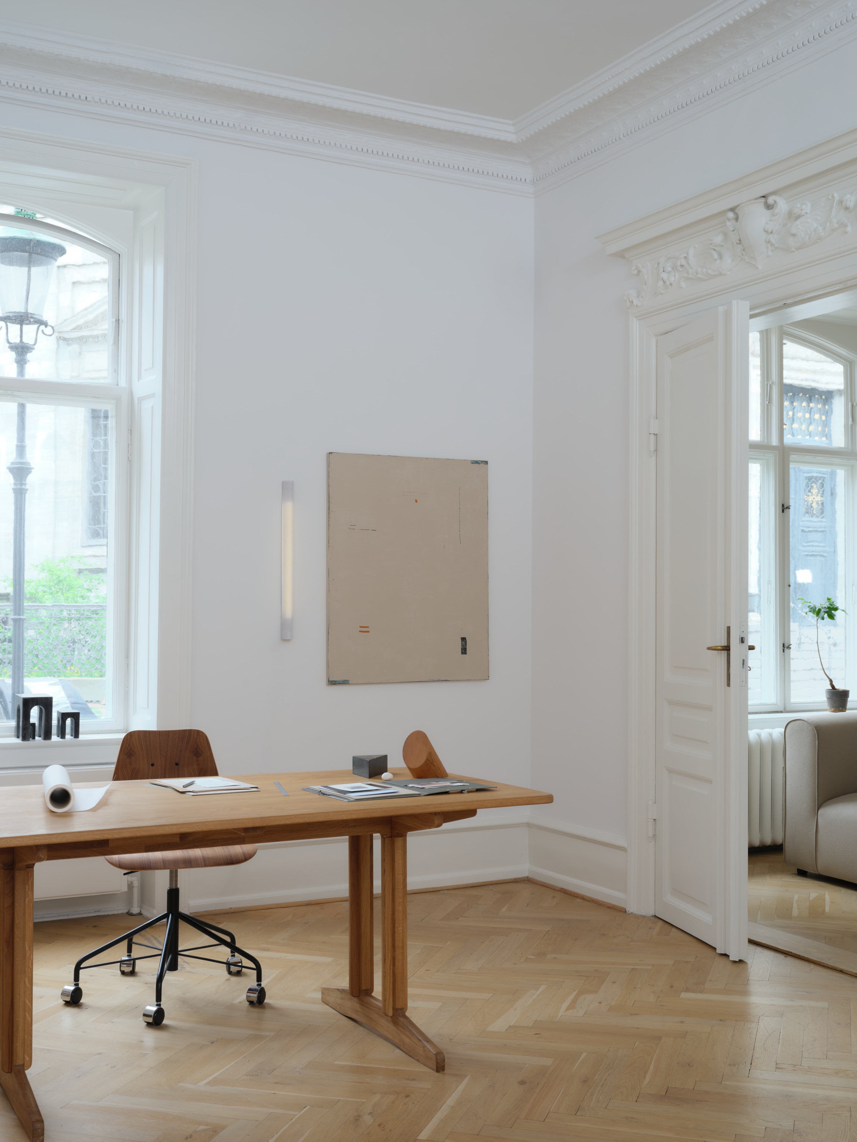 Radent wall lamp short white