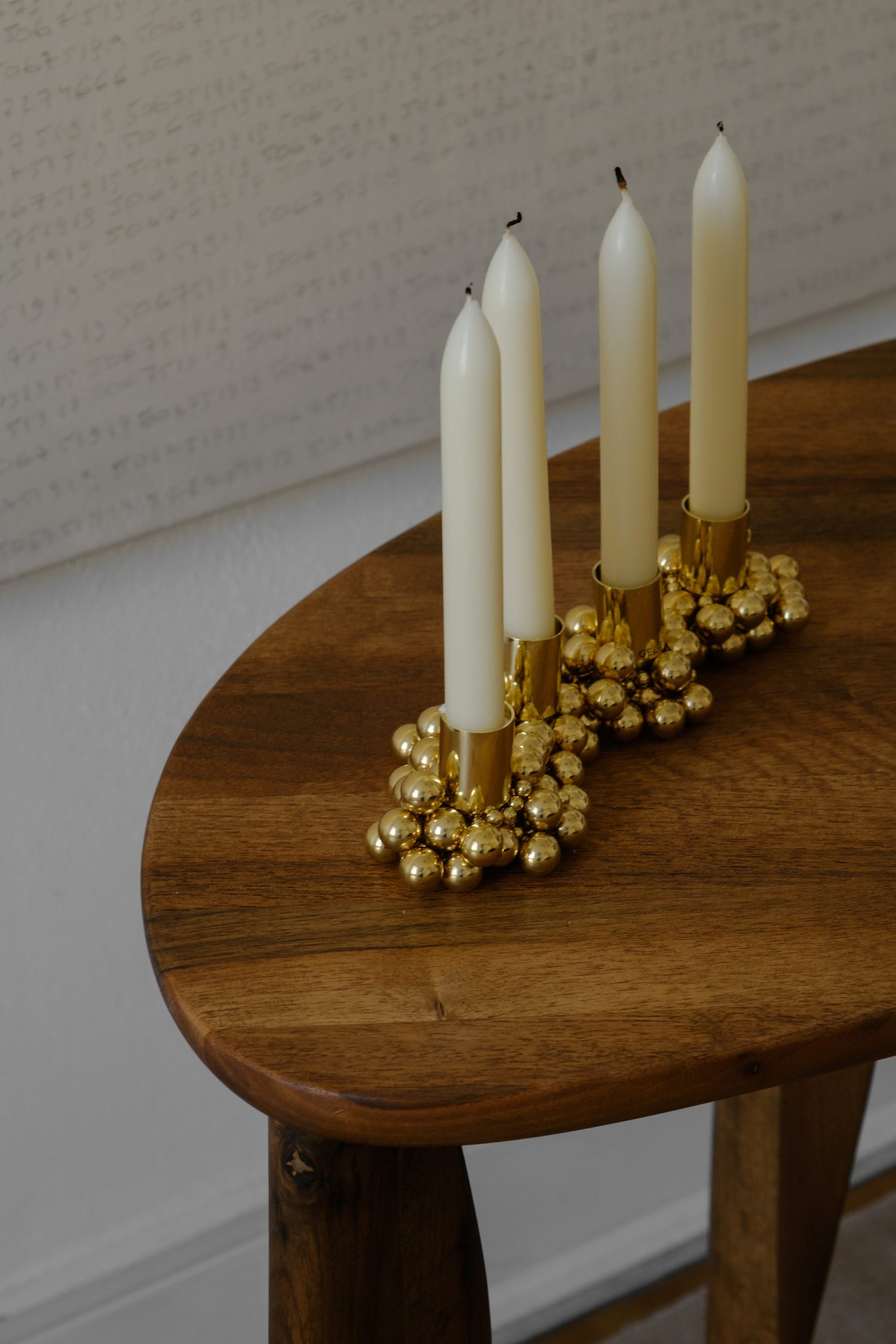 Molekyl candlelight 4 brass