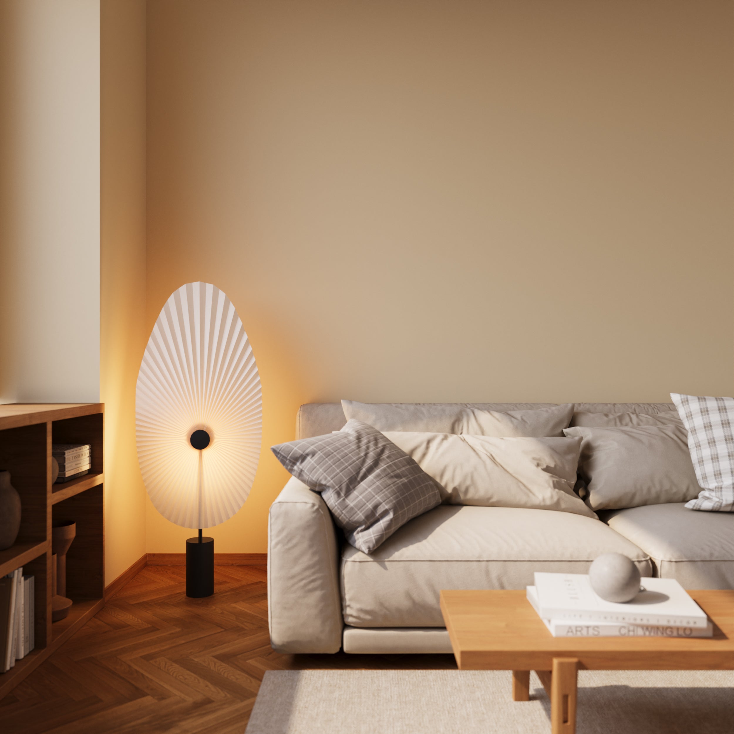 Liris floor lamp black