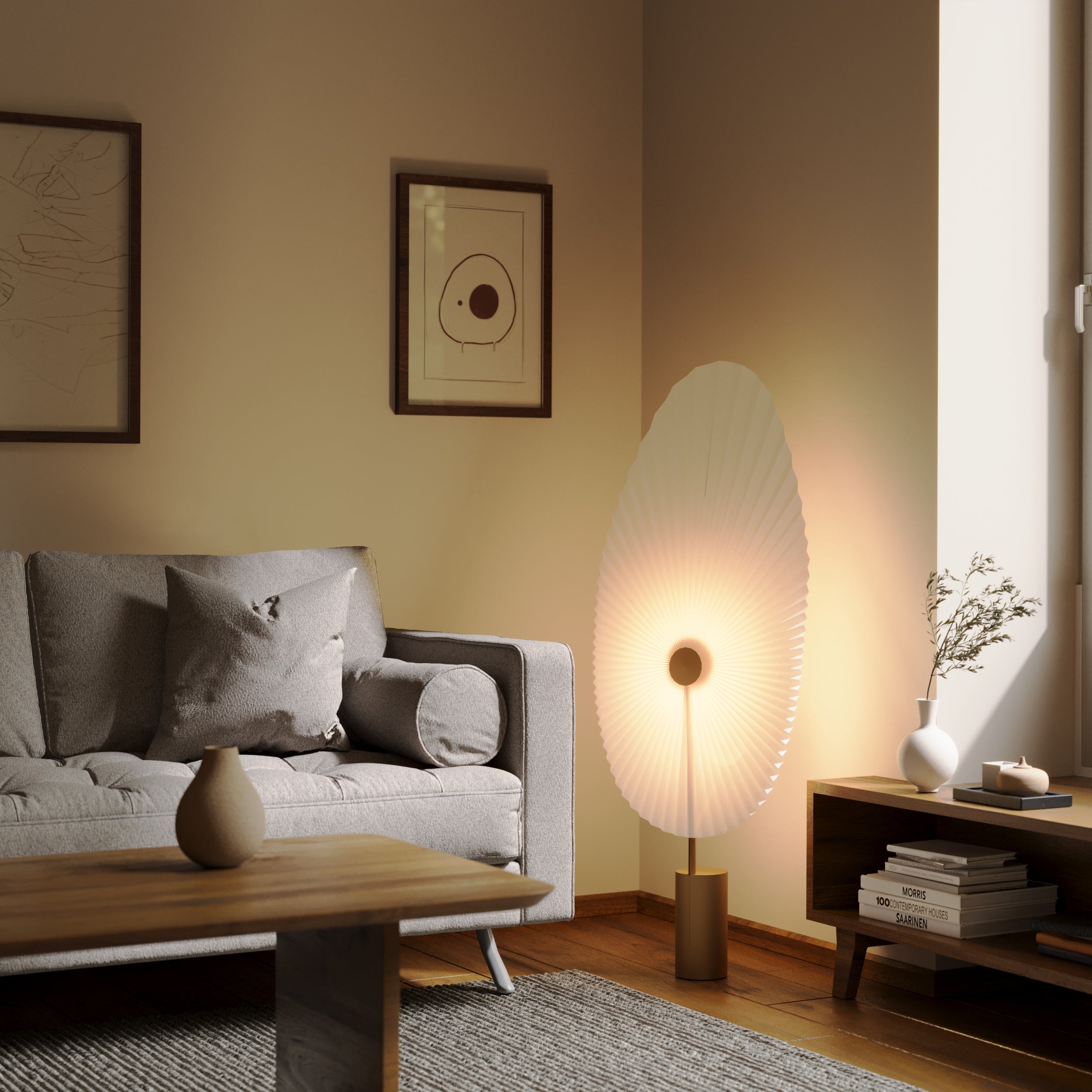 Liris floor lamp brass – Gejst Design