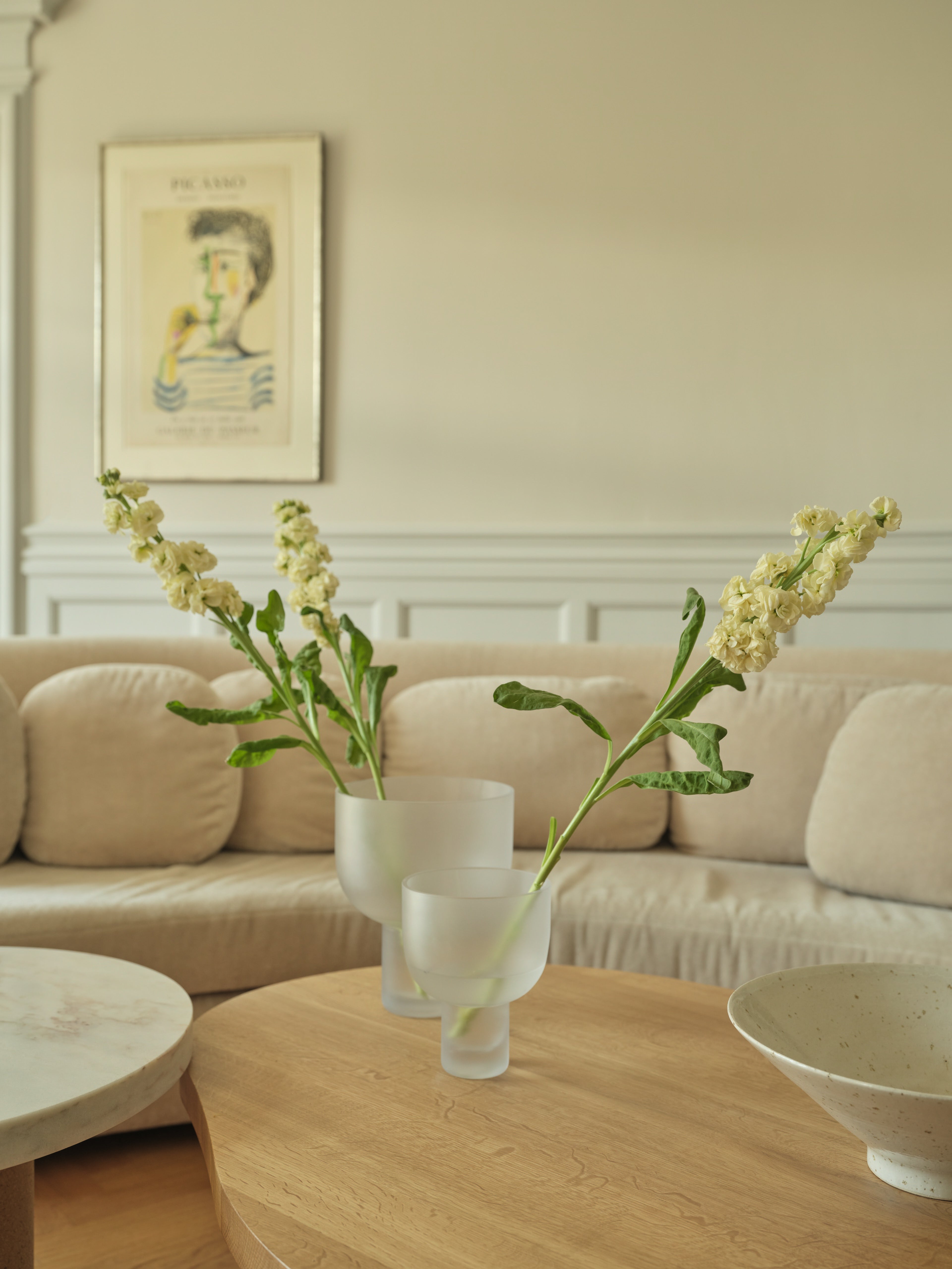Nebl vase frosted small