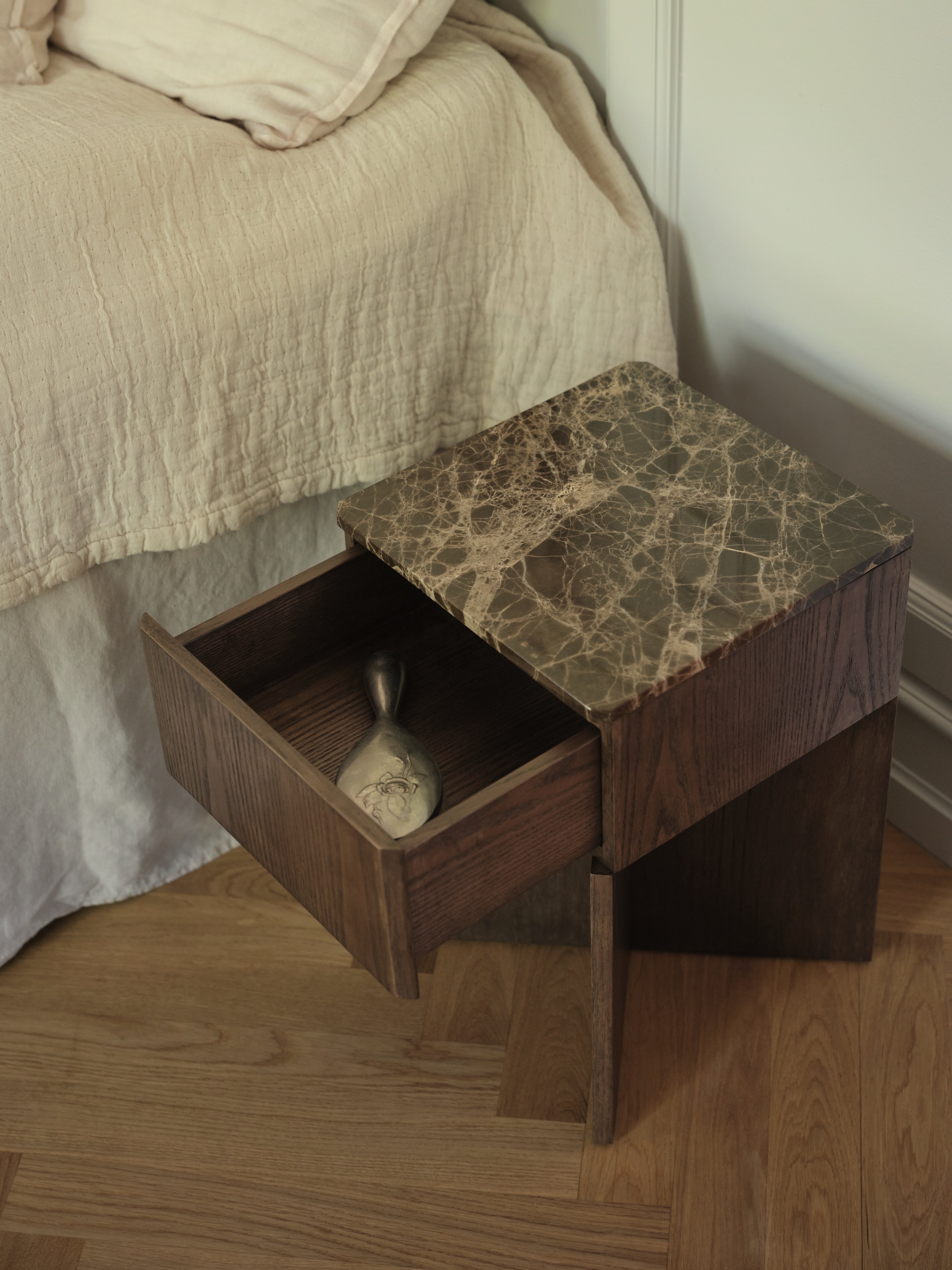 Tava side table dark oak