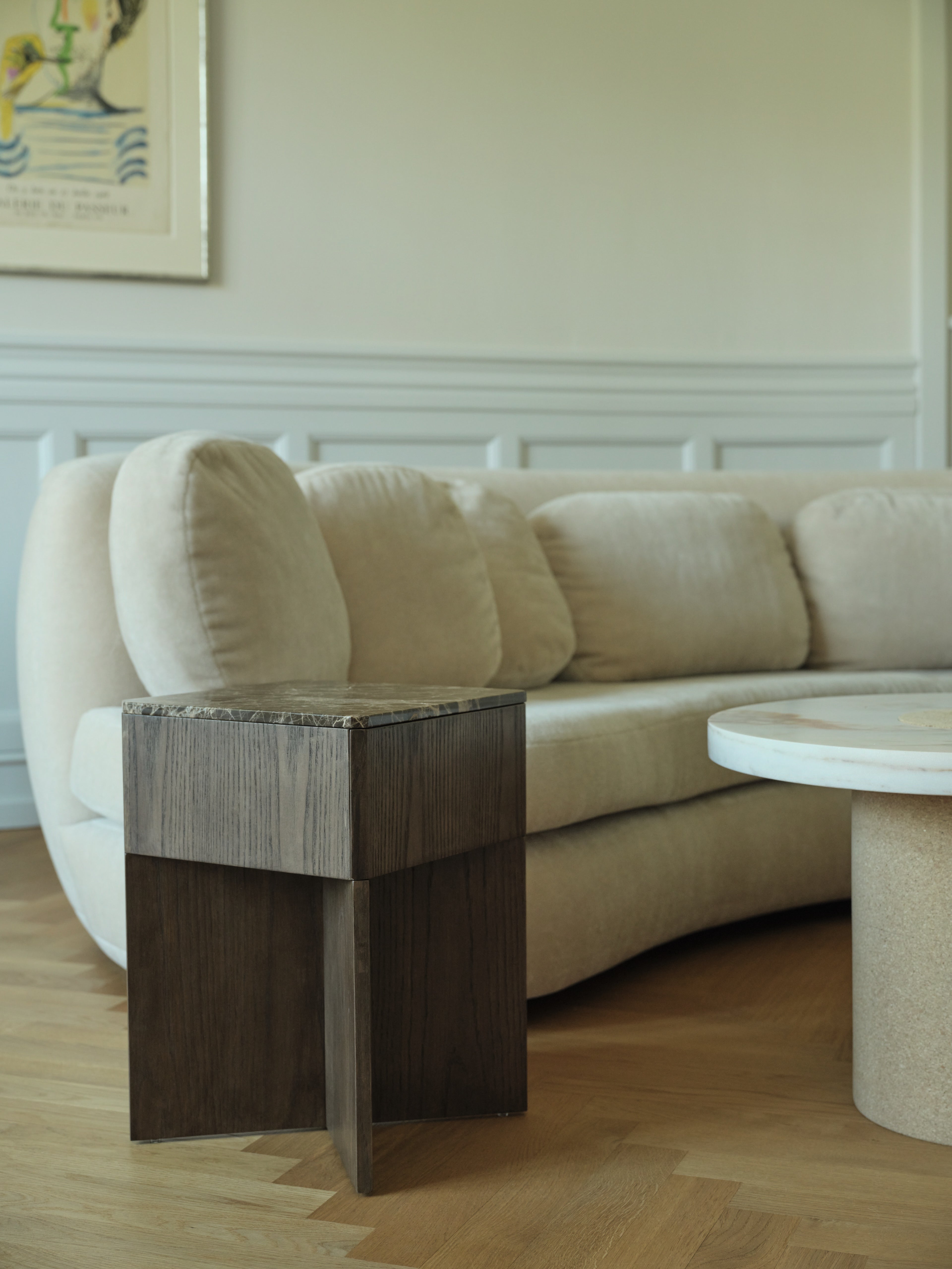 Tava side table dark oak