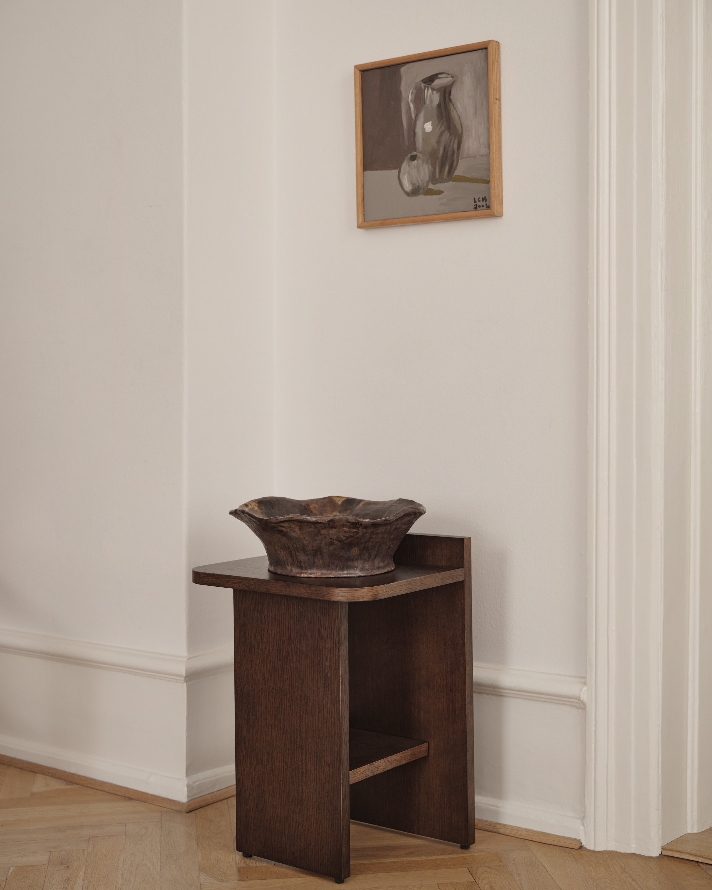 Ismo side table dark oak