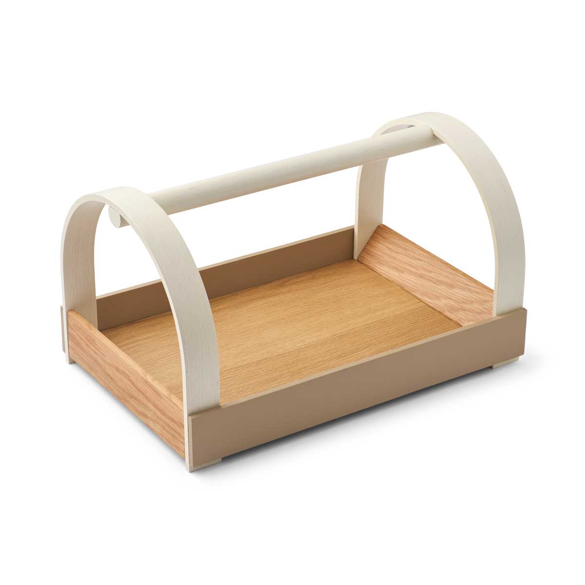 Kydo tray oak beige white