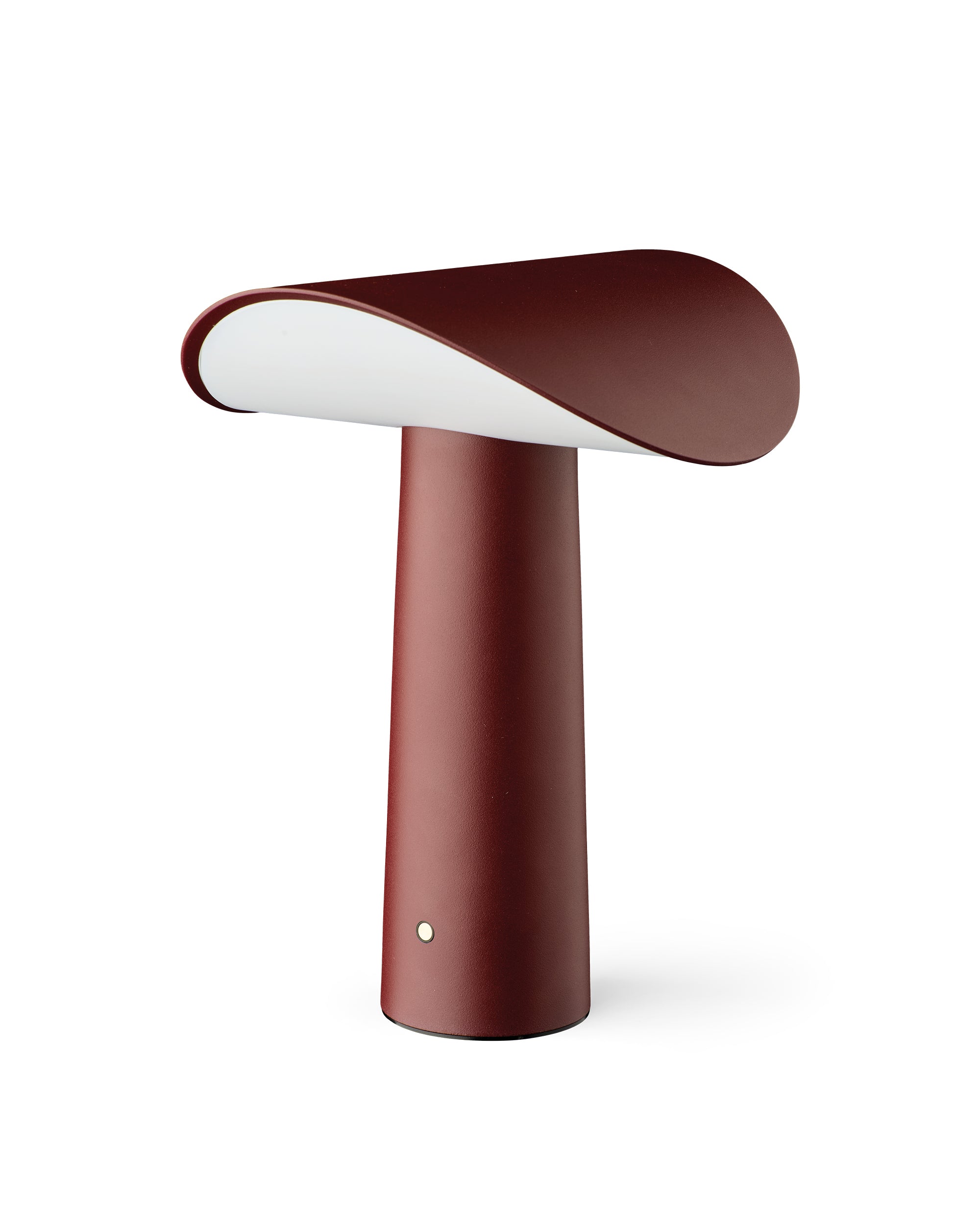 Lium portable table lamp burgundy